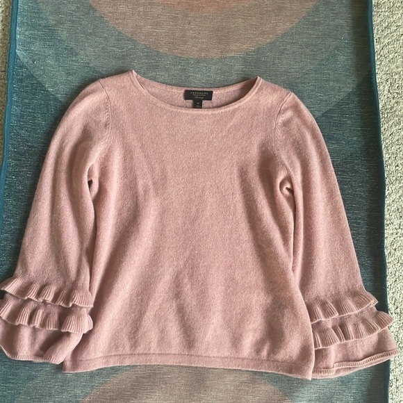 Charter Club Cashmere Luxury Bell Sleeve Sweater - Picture 9 of 11